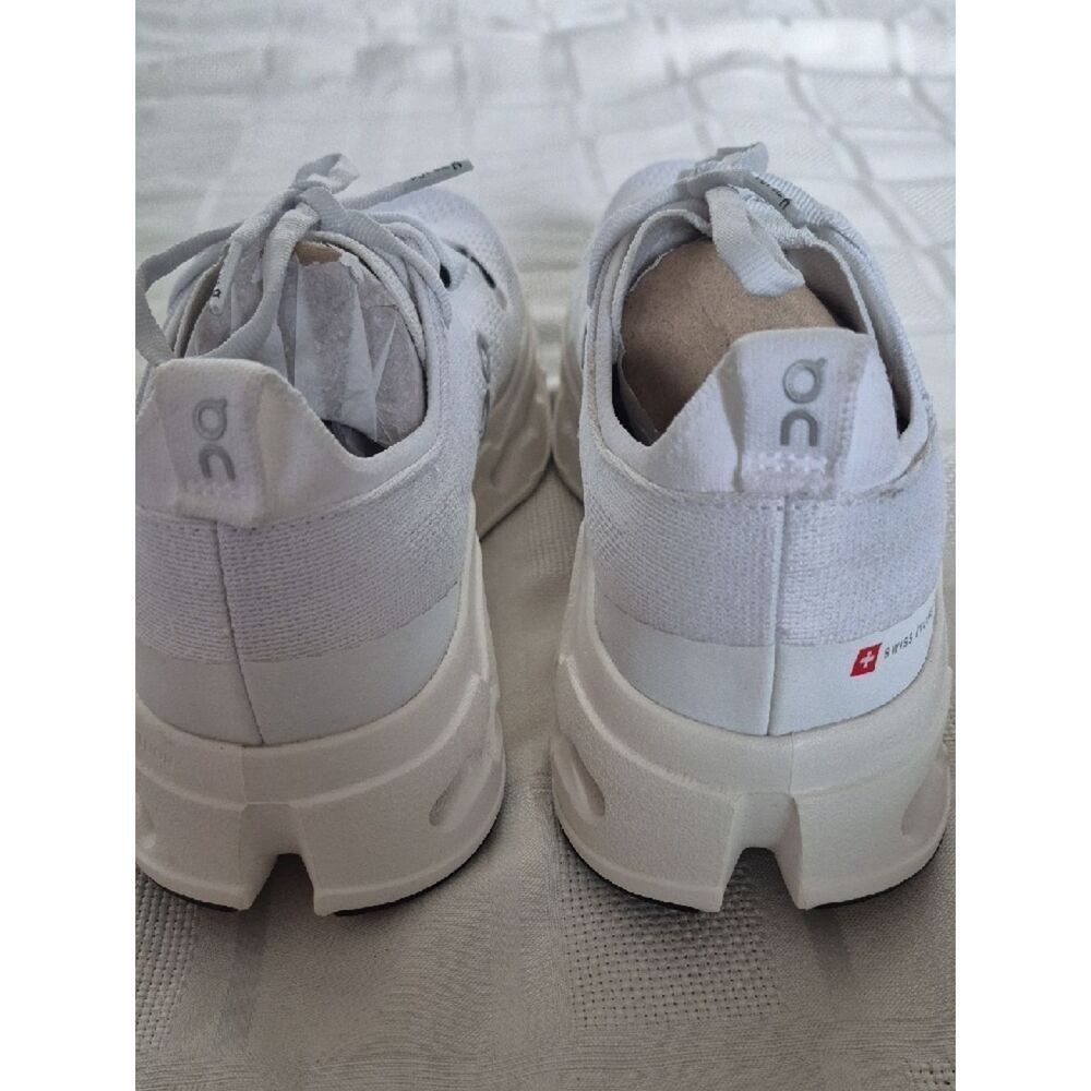 On Running White and Black Cloud Surfer Max Women's Performance Sneakers - Picture 16 of 16